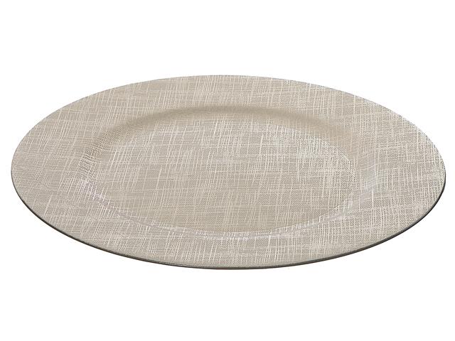 CHARGER PLATE (TEXTURED) (PEACH) (13")